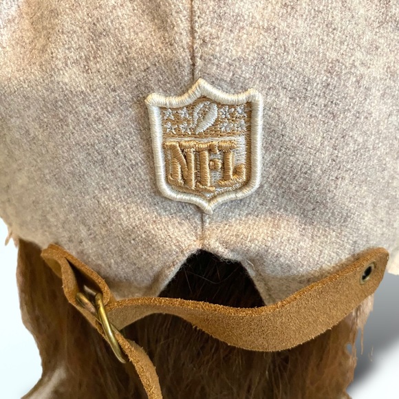 New Era NFL Officially Licensed Wool Blend Flat Cap Ivy Cap SZ L - Picture 10 of 11